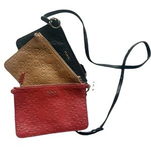 Tous Elegant Black Crossbody Bag 3 in 1